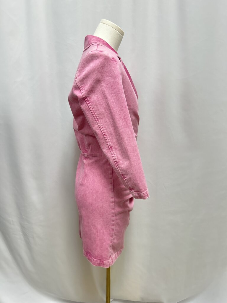 Retrofete Pink Denim Mini Dress