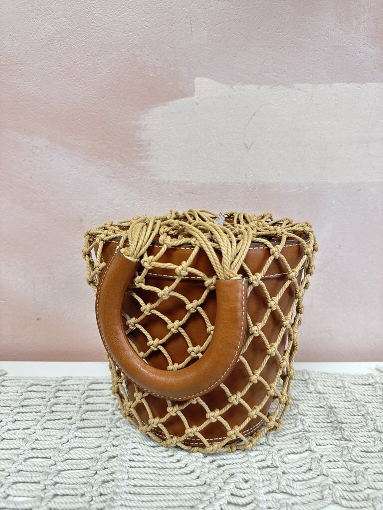 Staud Woven Bucket Bag