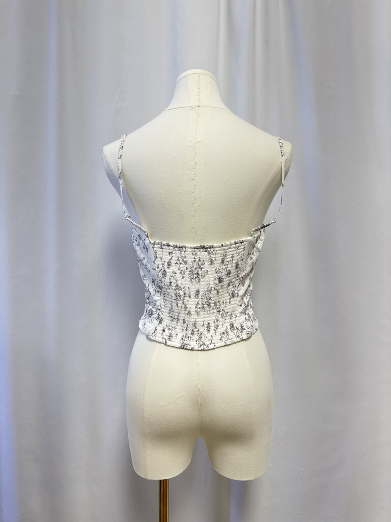 Wilfred White Floral Cropped Tan