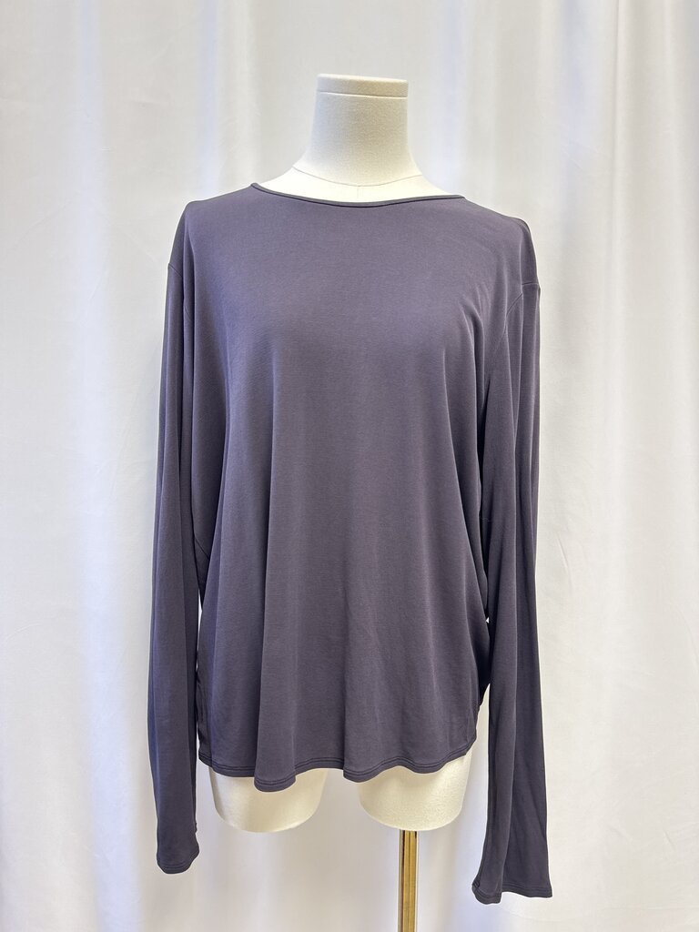Eileen Fisher Plum Long Sleeve Tee