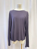 Eileen Fisher Plum Long Sleeve Tee