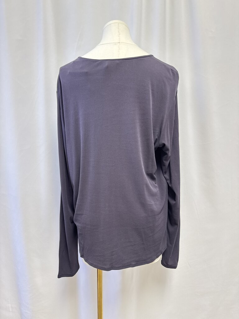 Eileen Fisher Plum Long Sleeve Tee