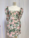 Atoir Green Floral Mini Dress