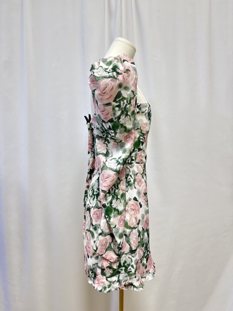 Atoir Green Floral Mini Dress