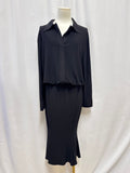 Norma Kamali Black Jersey Dress