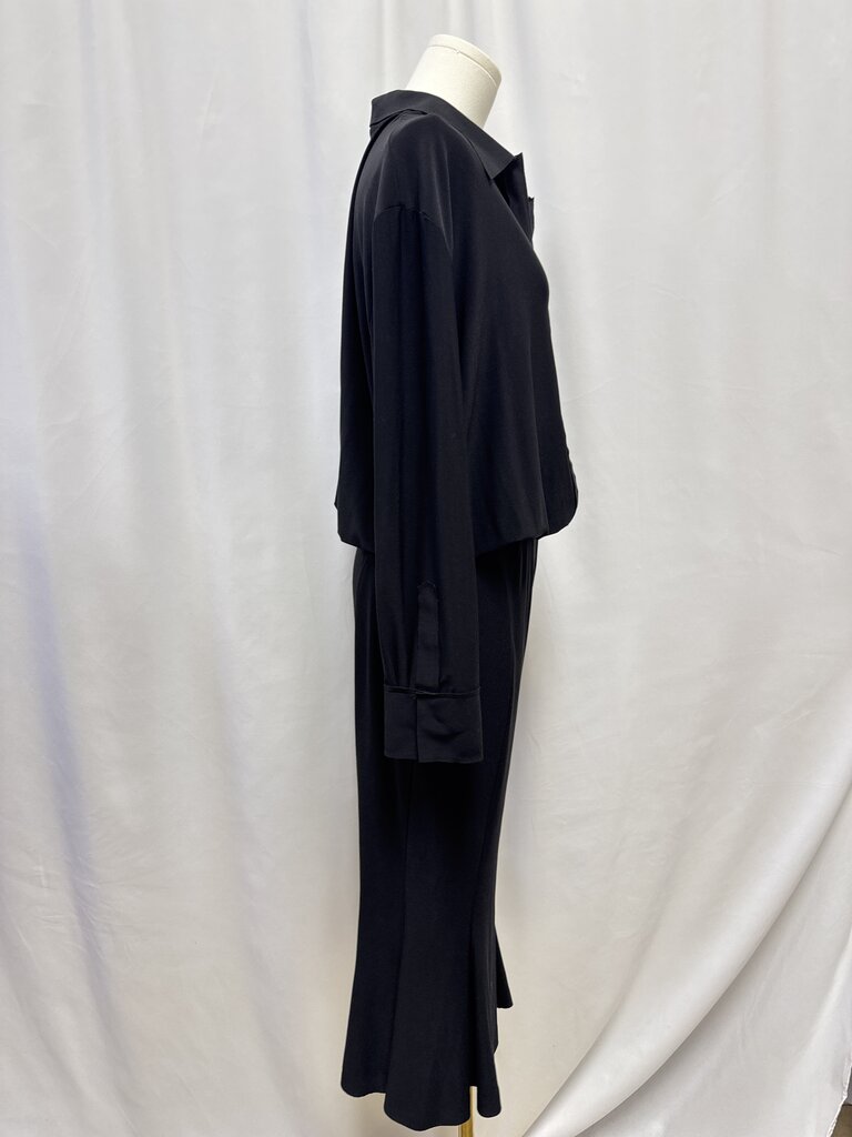 Norma Kamali Black Jersey Dress