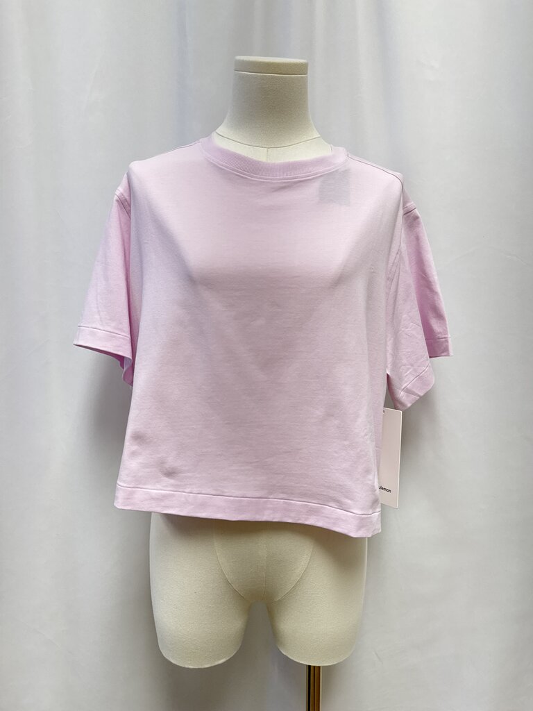 Lululemon Pink Cropped Tee NWT