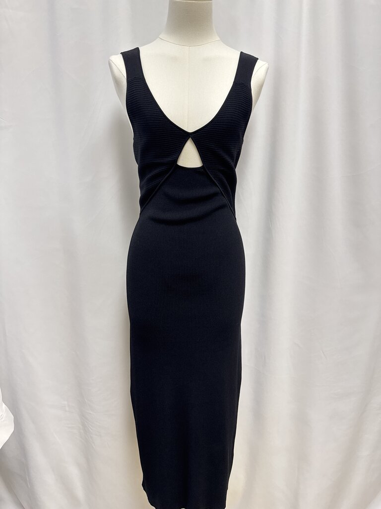 Rails Black Ribbed Tank Dress