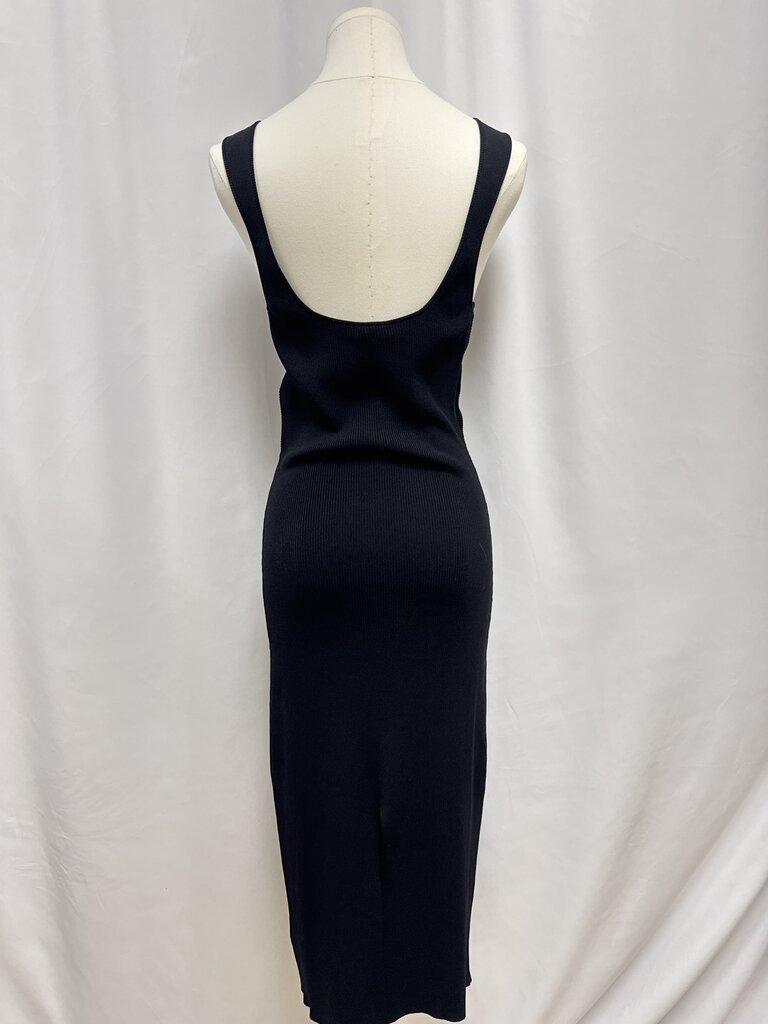 Rails Black Ribbed Tank Dress