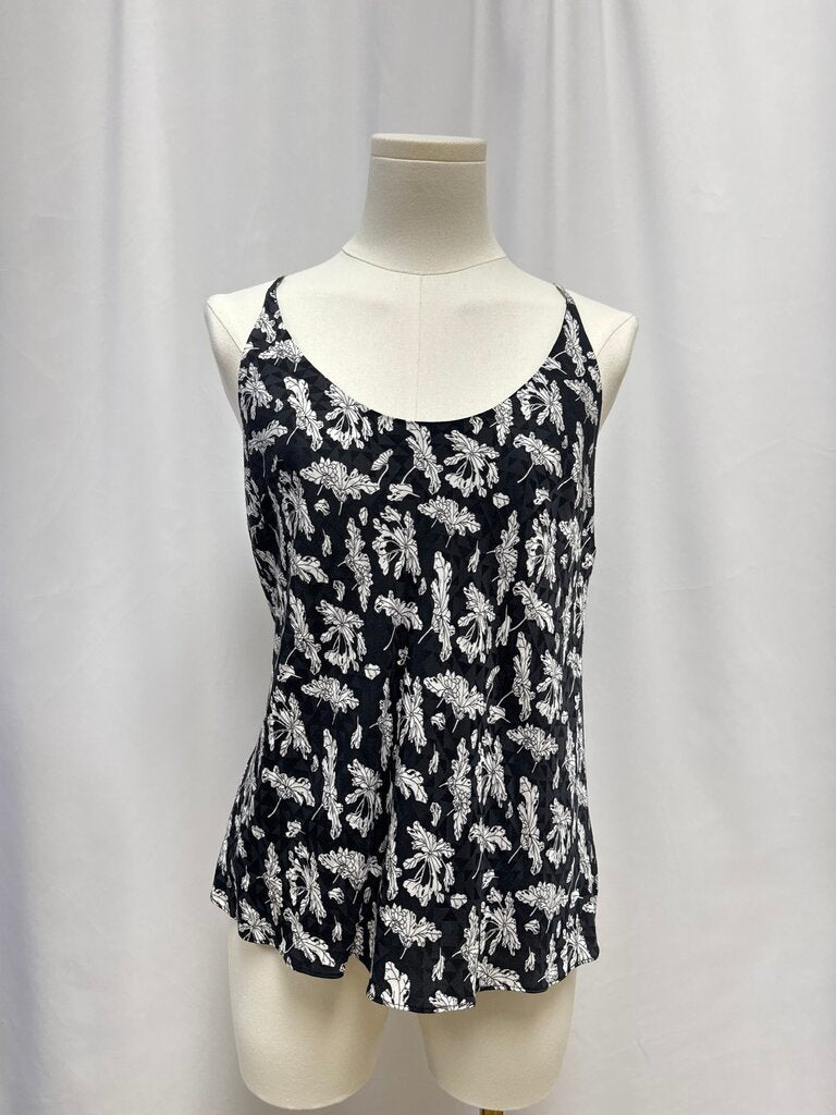 rag & bone Black and White Floral Tank NWT