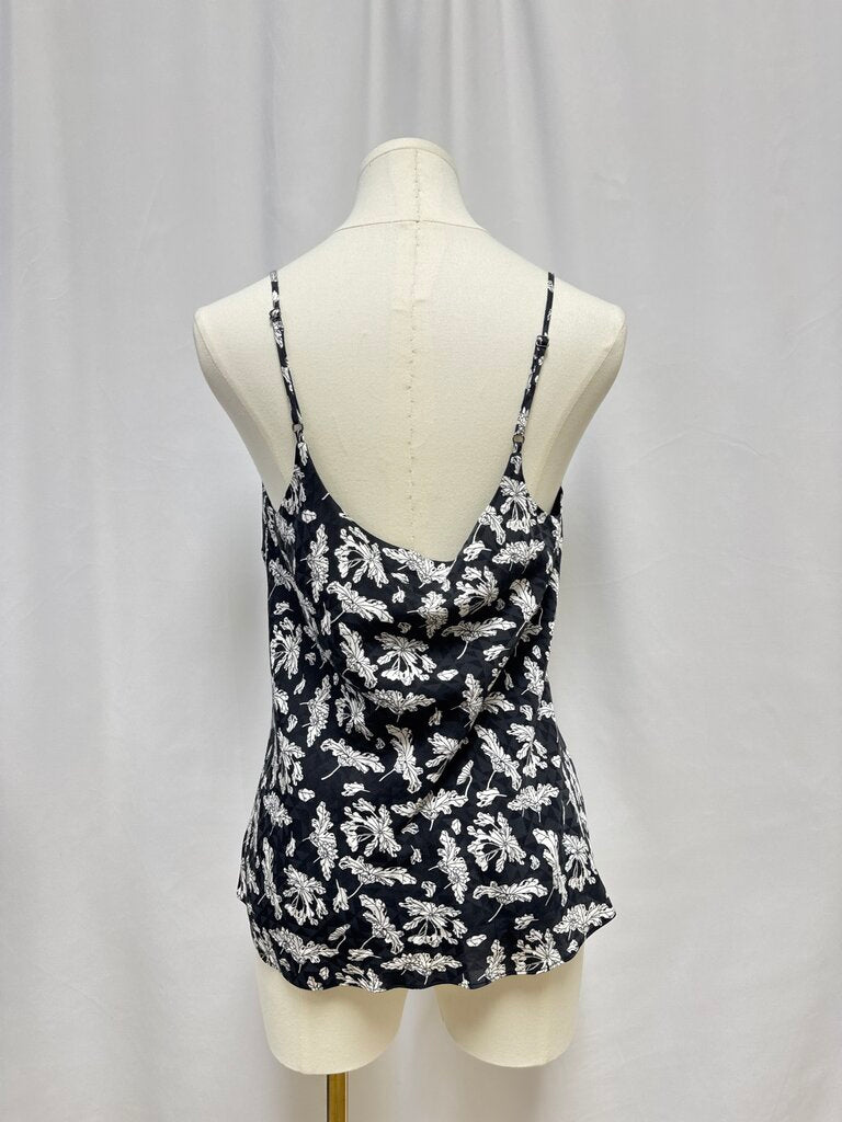 rag & bone Black and White Floral Tank NWT