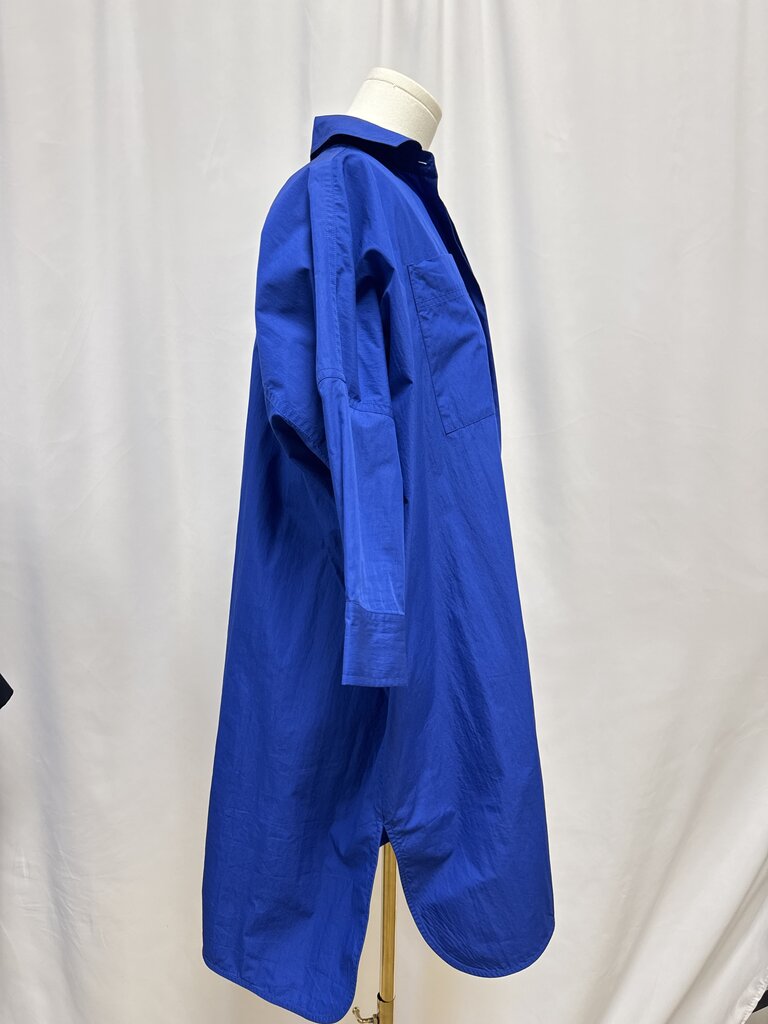 Co Cobalt Shirt Dress