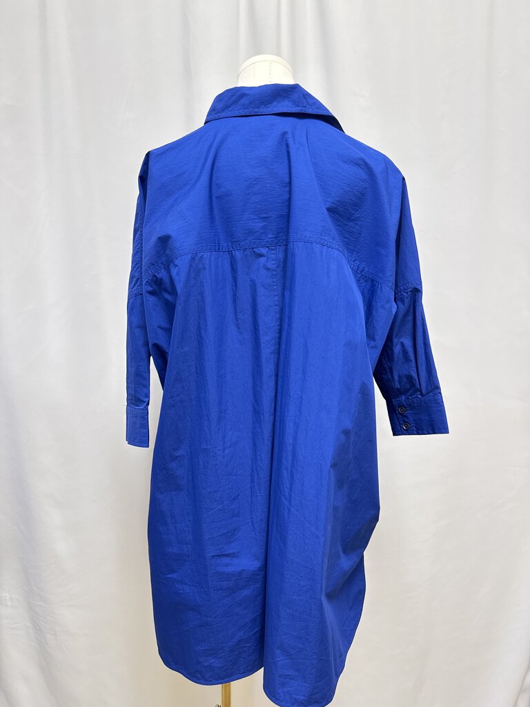 Co Cobalt Shirt Dress