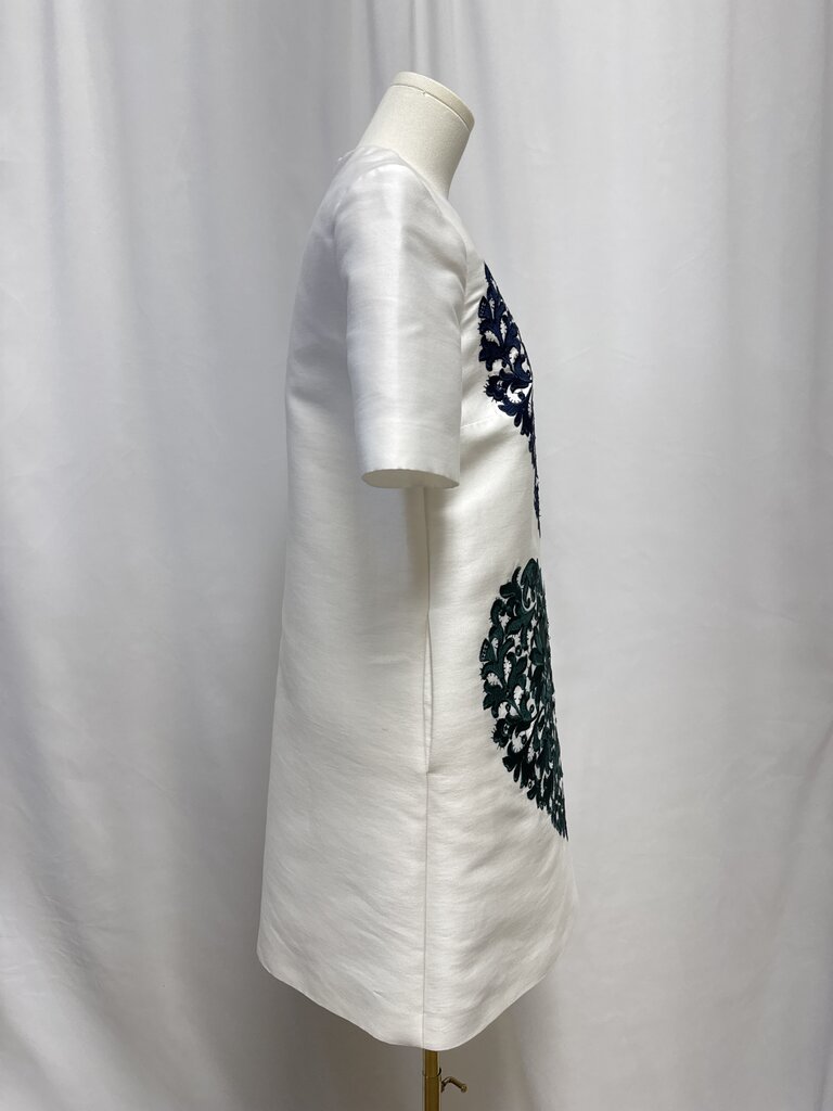 Stella McCartney White Embroidered Heart Dress