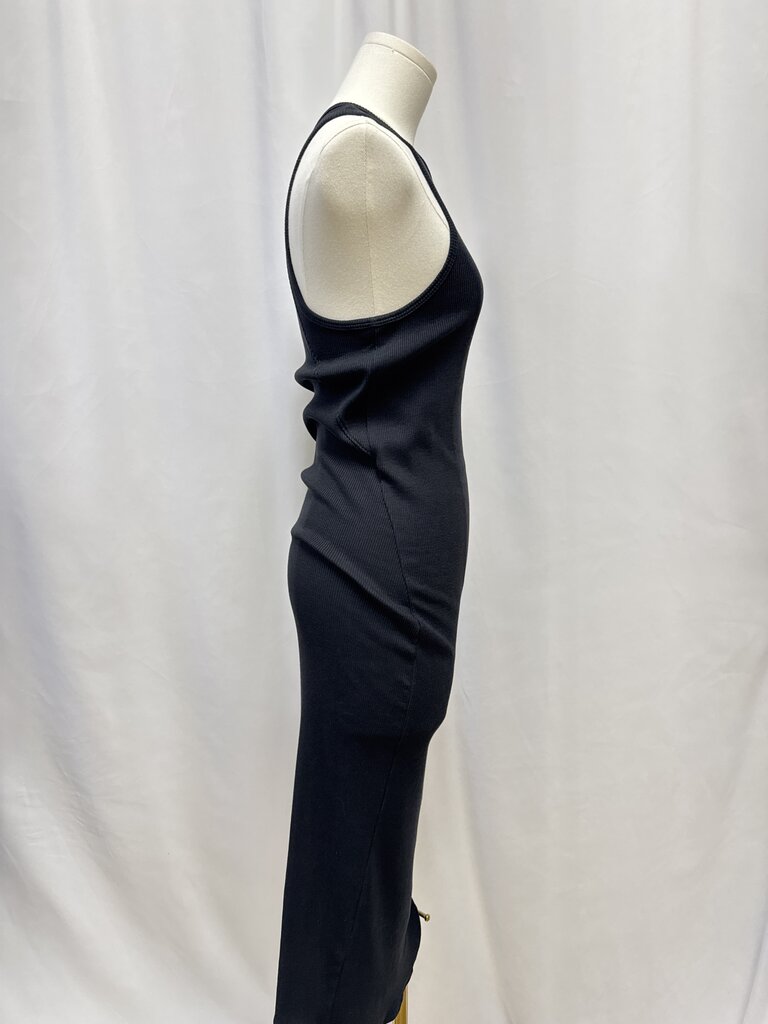 rag & bone Black Ribbed Tank Dress