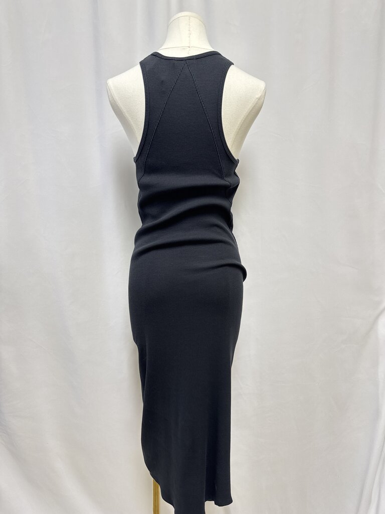 rag & bone Black Ribbed Tank Dress