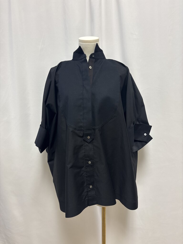 Sacai Black Tuxedo Shirt