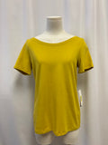 Eileen Fisher Mustard Tee NWT