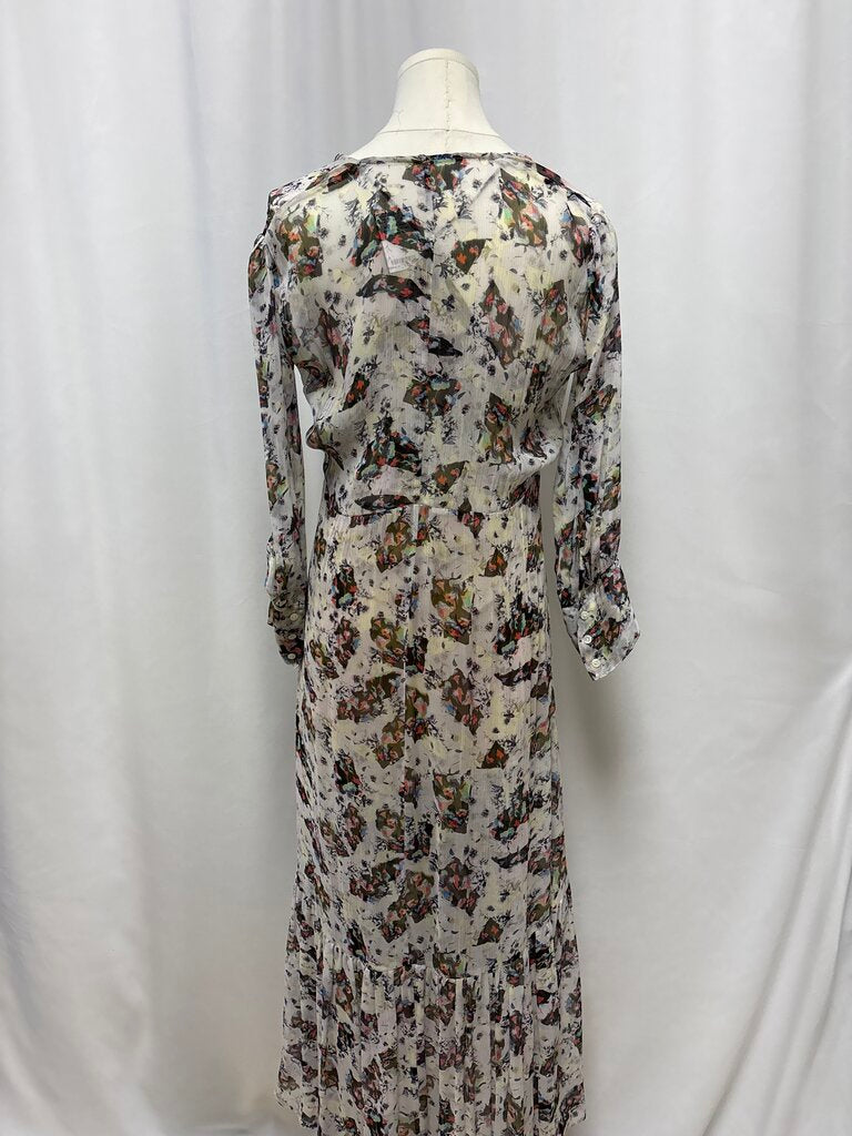 IRO Multi Printed Chiffon Dress