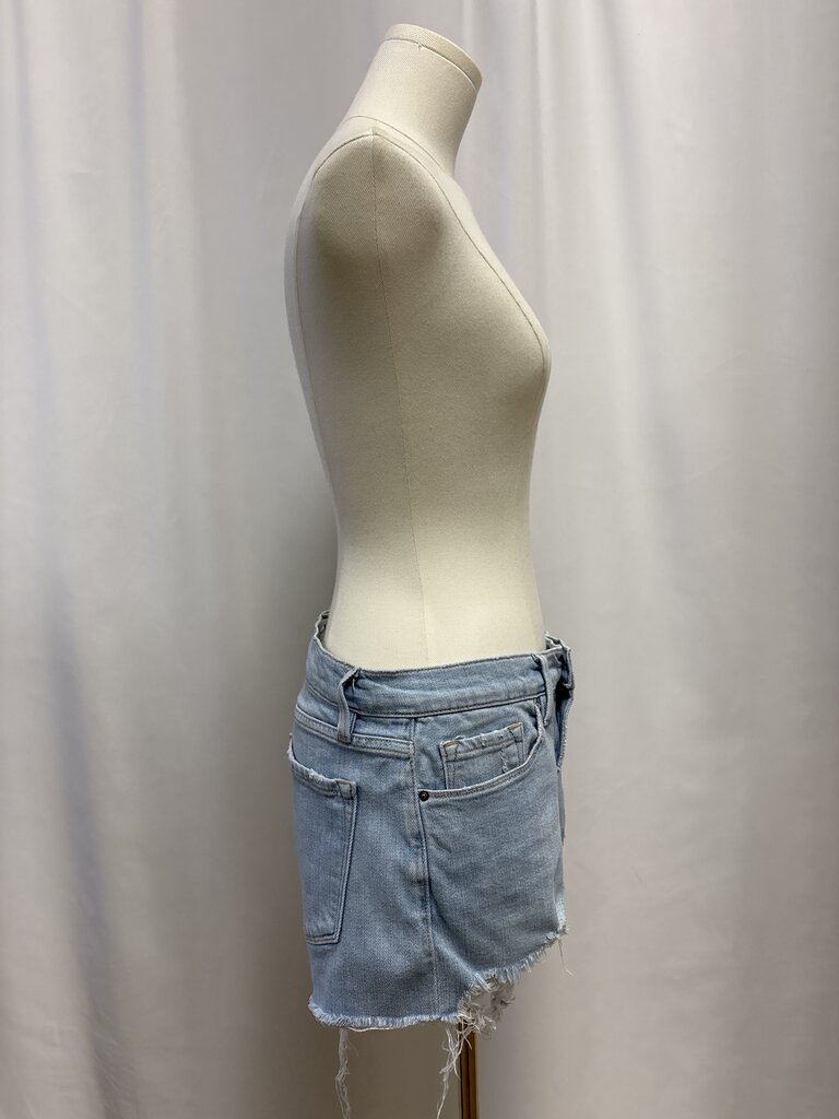 Frame Micro Mini Cut Off Jean Shorts