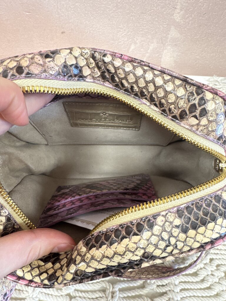 Nancy Gonzalez Python Camera Bag NWT