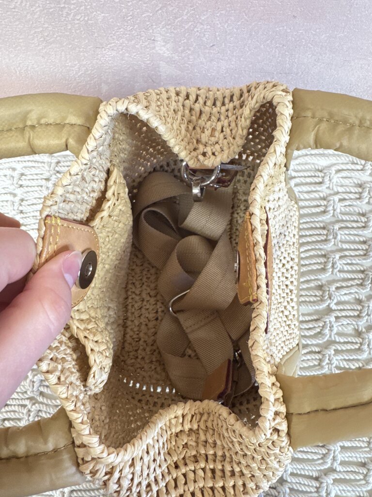Mz Wallace Raffia Crossbody