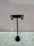 John Atencio Silver and Amethyst Earrings
