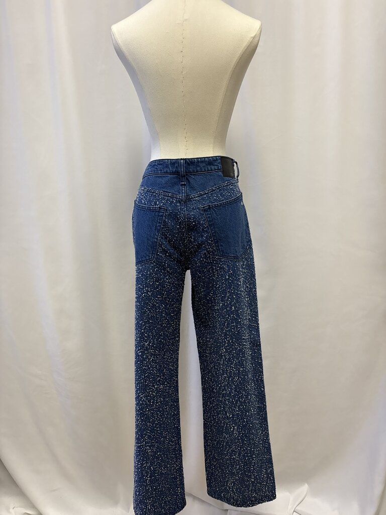 rag & bone Tweed Wide Leg Jeans