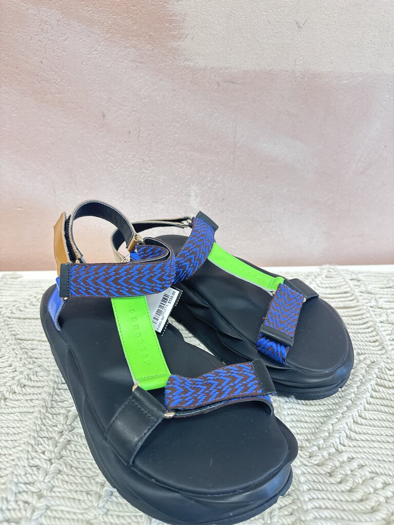 4CCCCEES Black Platform Sandal
