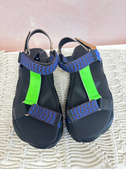 4CCCCEES Black Platform Sandal