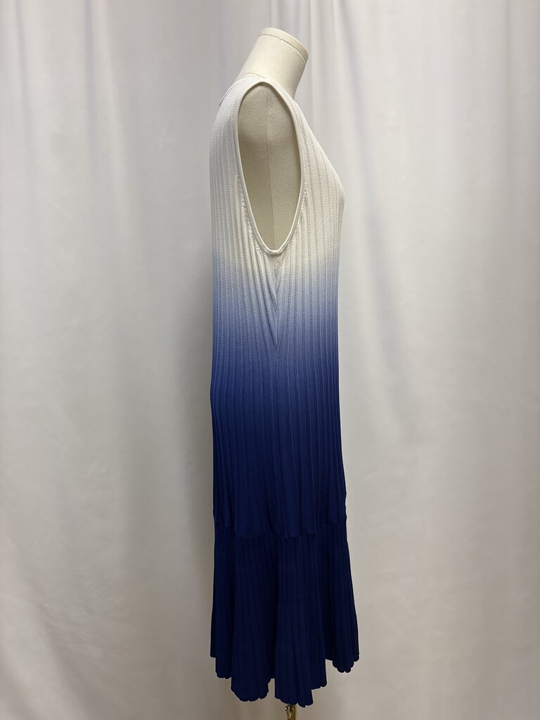 Shoshanna Blue Ombre Ribbed Dress