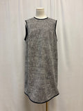 Theory Black and White Tweed Sheath Dress