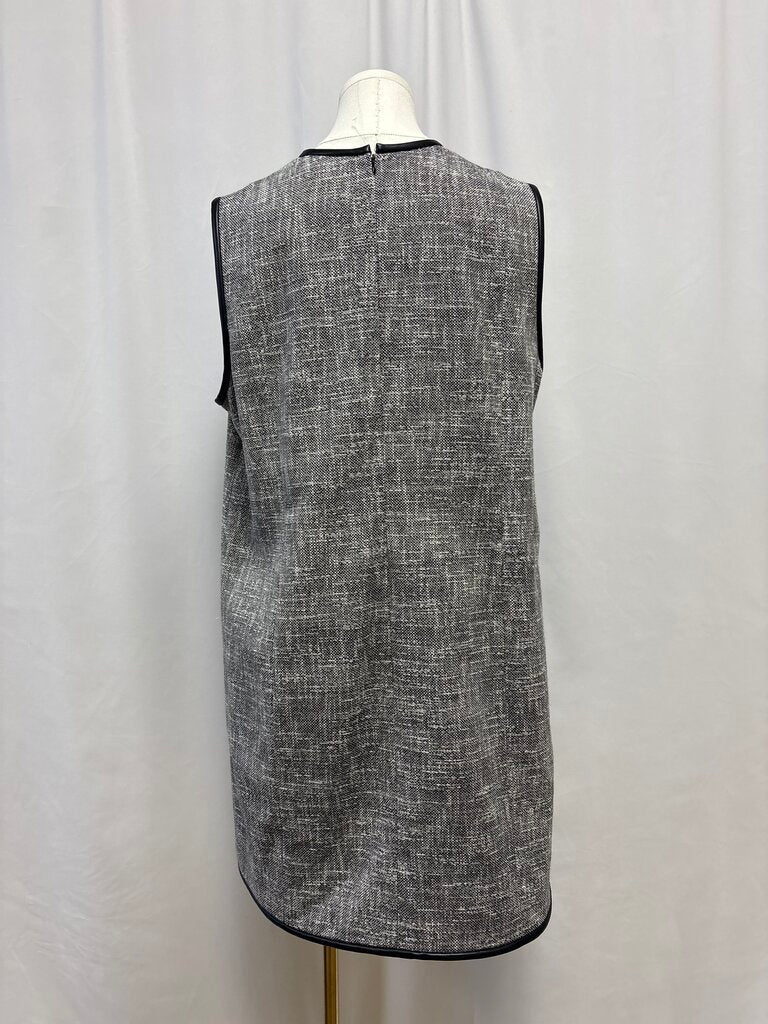 Theory Black and White Tweed Sheath Dress