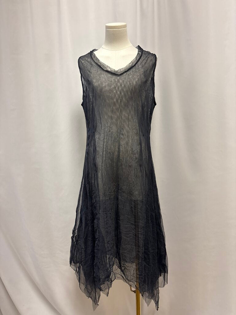 Dress to Kill Grey Sheer Dress NWT
