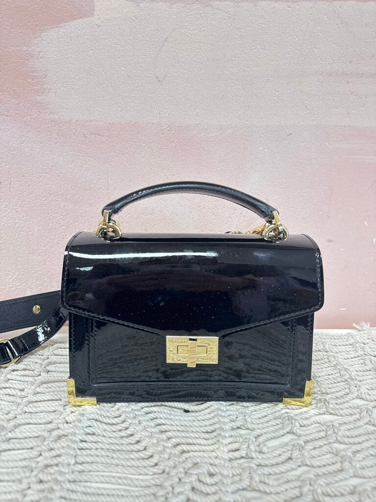 The Kooples Patent Leather Shoulder Bag W/ Dust Bag