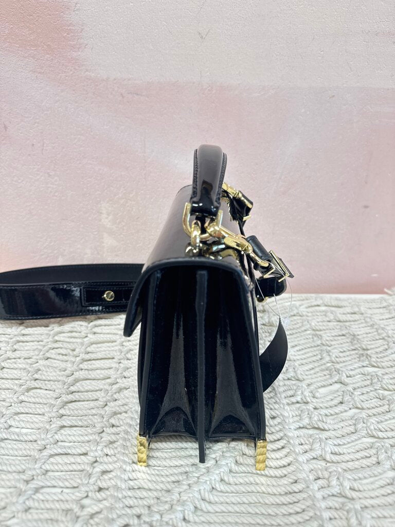 The Kooples Patent Leather Shoulder Bag W/ Dust Bag
