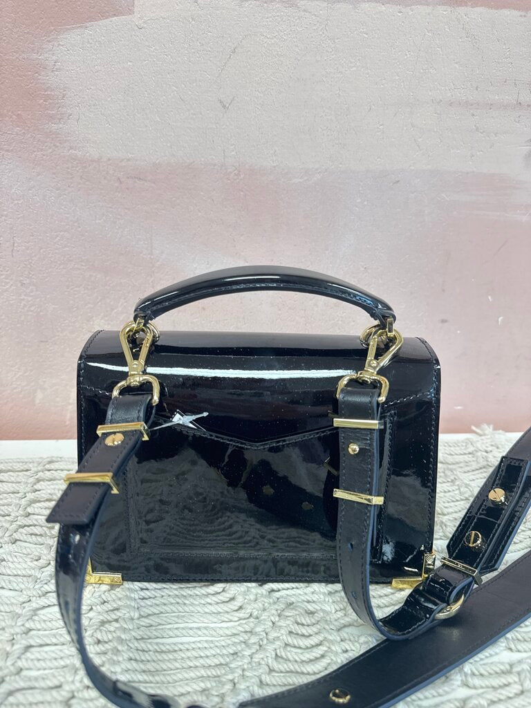 The Kooples Patent Leather Shoulder Bag W/ Dust Bag