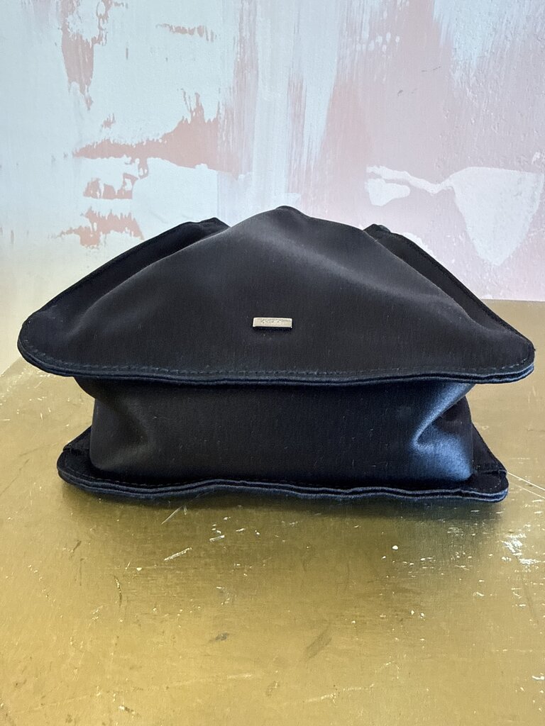 Gucci Black Satin Mini Satchel w/Dustbag