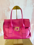 Ferragamo Pink Gancini Sookie Shoulder Bag