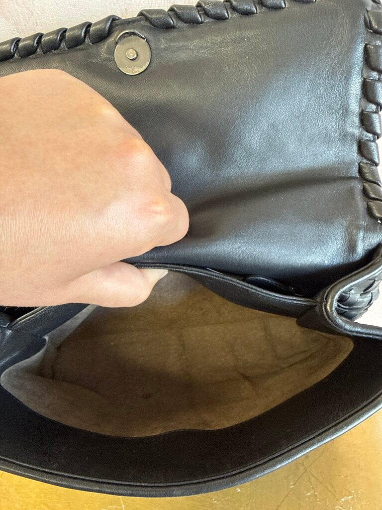 Bottega Black Olimpia Shoulder Bag (As Is)