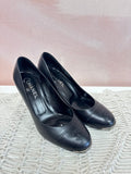 Chanel Black Cap Toe Pump