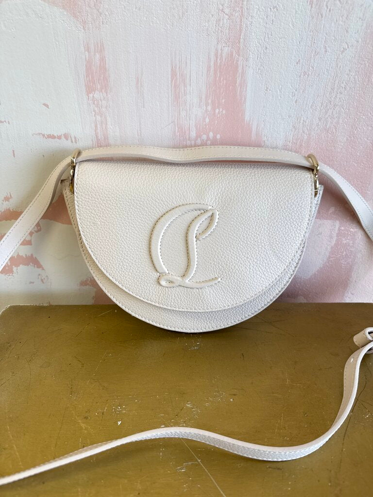 Louboutin Leche By My Side Logo Crossbody w/Dustbag
