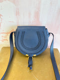 Chloe Blue Small Marcie Shoulder Bag