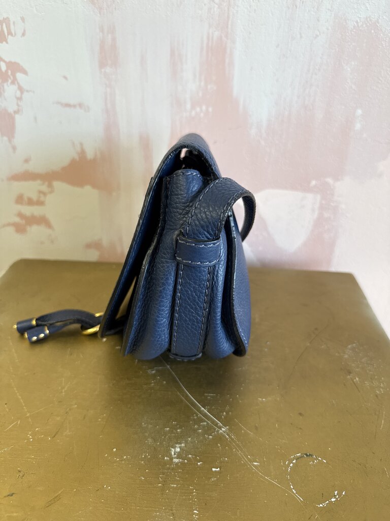 Chloe Blue Small Marcie Shoulder Bag