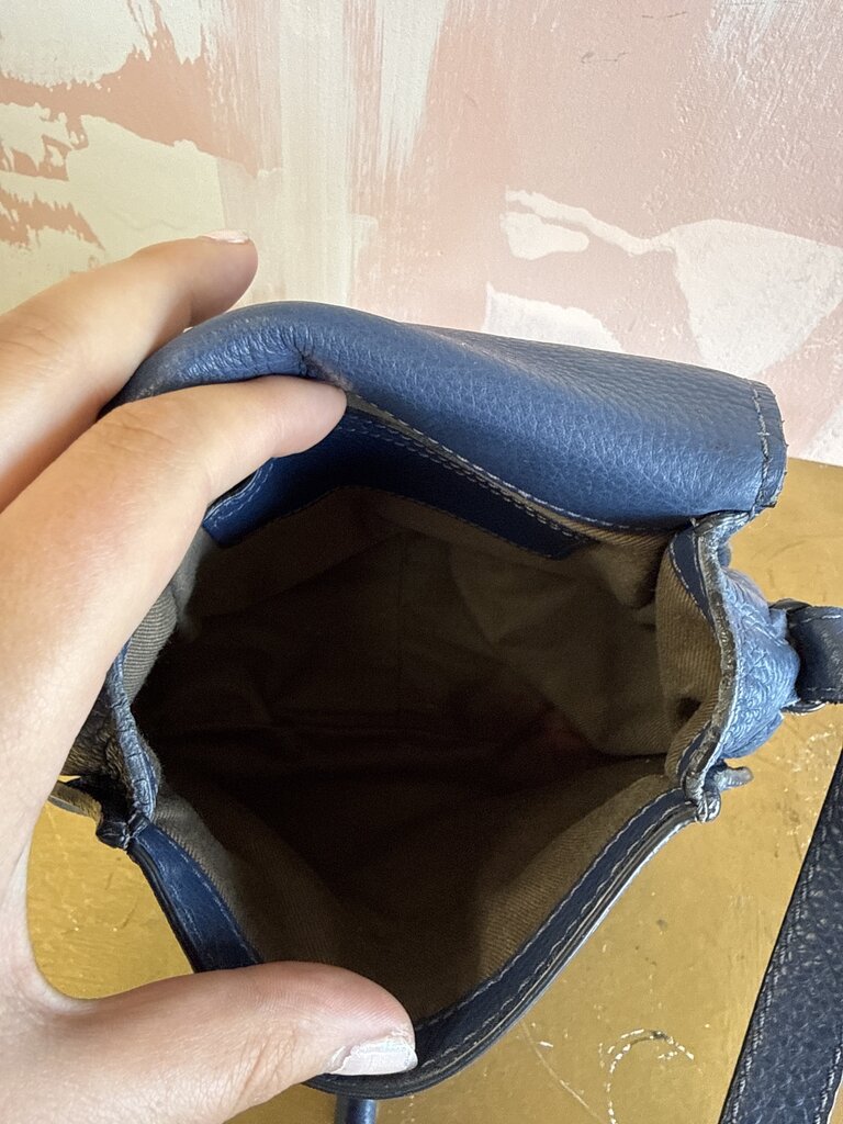 Chloe Blue Small Marcie Shoulder Bag