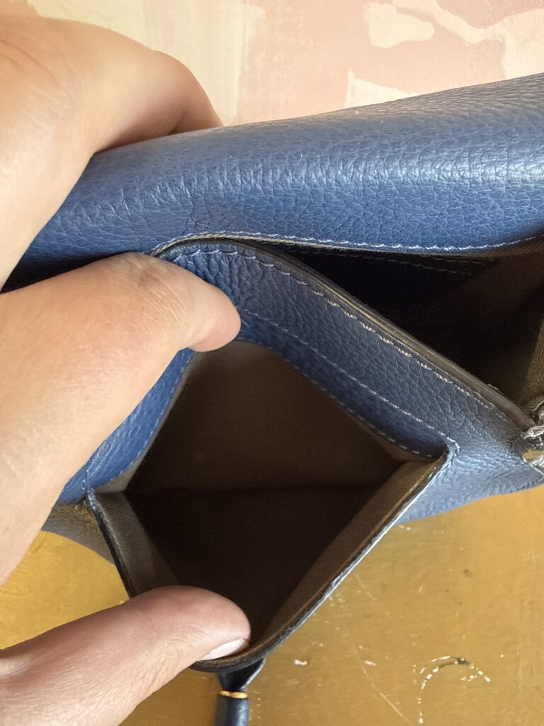 Chloe Blue Small Marcie Shoulder Bag
