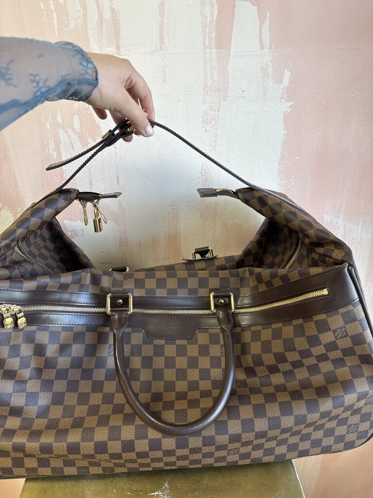 Louis Vuitton Ebene Damier Eole 50 Rolling Luggage w/Dustbag (As Is)