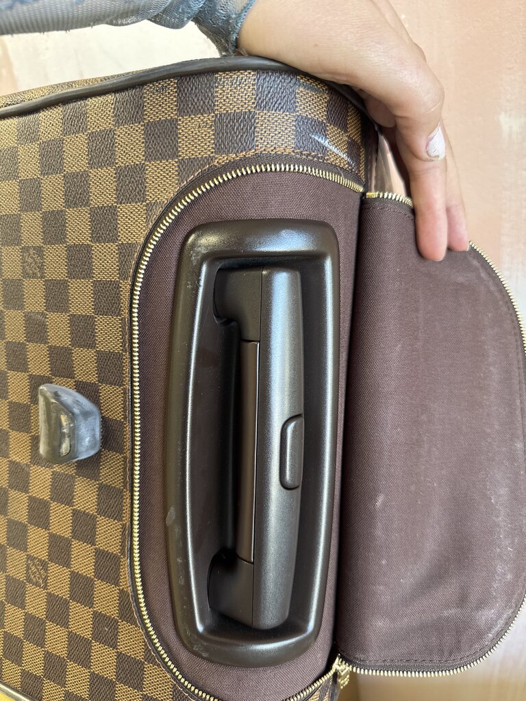 Louis Vuitton Ebene Damier Eole 50 Rolling Luggage w/Dustbag (As Is)