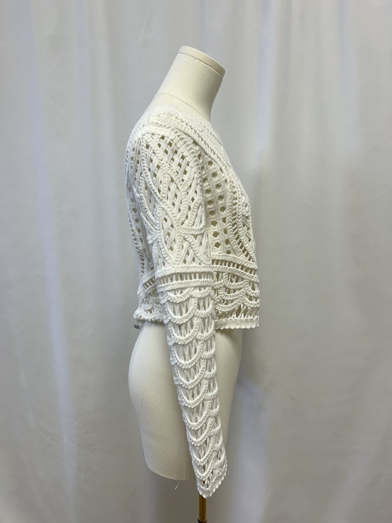 ba&sh White Crochet Top