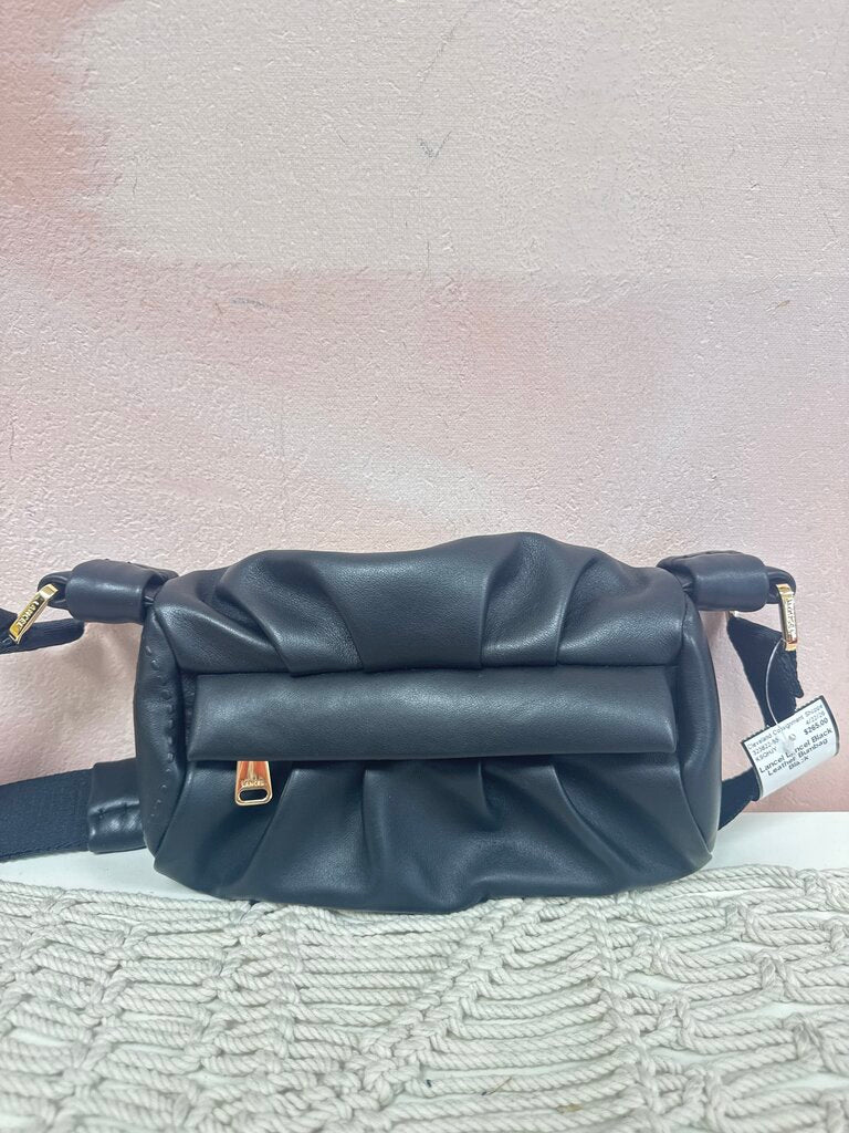 Lancel Black Leather Bumbag